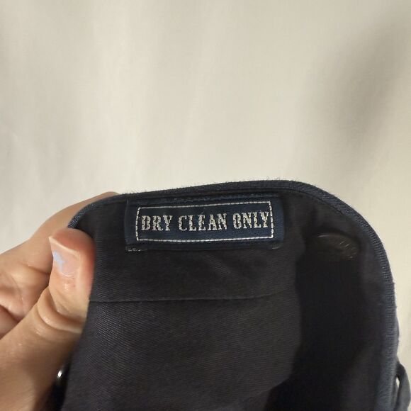 Polo by Ralph Lauren 100% Flax Pants 36 Blue Pleated Blue Label Linen Made Italy - Picture 7 of 11